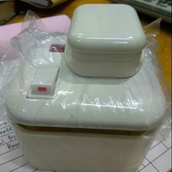 PANASONIC AC OUTLET + PLUG + OUTBOW BOWL 1 SET