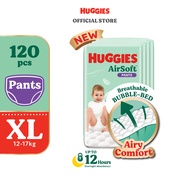 Huggies AirSoft Pants XL - 30 pcs x 4 packs (120 pcs)