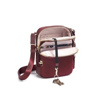 [Korea Direct Mail] TUMI/TUMI Casual Simple Wine Red Square Shoulder Bag Crossbody Bag 196316C