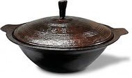 Gamasot Korean Cast Iron Pot / 3.5 Lilter(3.7 Qt) Flaxseed Oil Pre-seasoned Dutch Oven Pot Handcraft