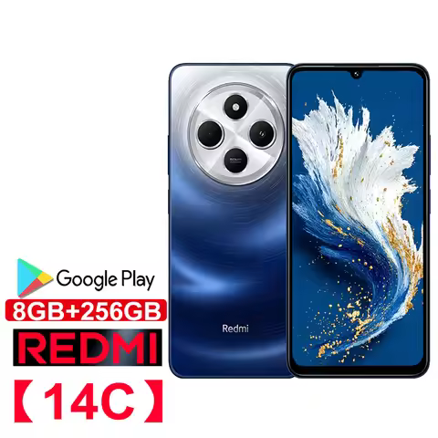 Redmi 14C smart phone 6.88-inch 120hz LCD screen 8GB+256GB memory/5160mah long battery life and high