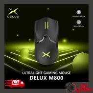 Delux M800 2.4G Wireless Gaming Mouse RGB Light PAW3335 sensor