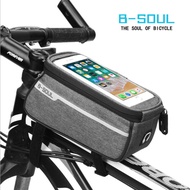 HZB-SOUL Mountain Bike Bag Front Beam Bag Bicycle Bag Road Bike Front Bag Riding Equipment Saddle Bag Upper Tube Bag