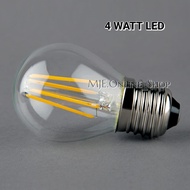 LED FILAMENT LAMP G45 BULB 4 WATT E27 FITTING EDISON BULB LED 4 WAT/