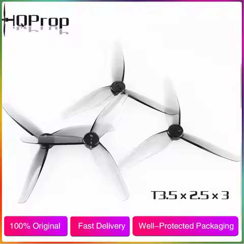2Pairs HQProp T3.5X2.5X3 3.5inch Propeller 3525 1.5mm Shaft 3-Blade Props For iFlight iH3 RC DIY FPV