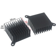Black ALUMINUM Heatsink size 38*38*18mm