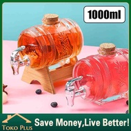 Dispenser Jus Plastik Mini 1 Liter Galon Air Kecil Dengan Tutup Dan Keran Ketel Minuman Dingin Keran