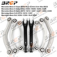 BRCP Rear Suspension Control Arm Kits For Mercedes Benz C E Class W204 W205 W212 W213 GLC X253 GLK X204 2043501506 2043502706
