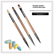 3 pieces Japanese style construction pen, nail art pen, dual headed multifunctional phototherapy pen
