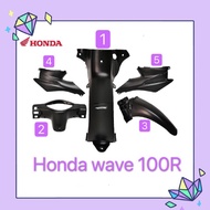 HONDA WAVE100 R WAVE100R WAVE100-R W100R INNER COVER SET COVER HITAM SEBAM PANEL INNER COVERSET HOND