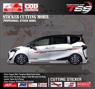 sticker mobil toyota sienta sticker lis mobil toyota sienta sticker mobil sticker motif variasi