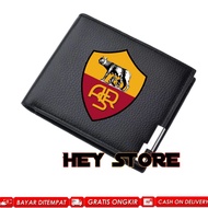 As Roma Football Team Folding Wallet Leather Wallet Wallet Free Name