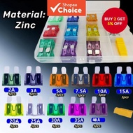 51pcs Car Fuse Assortment Kit, 50 Standard Car Fuses + Pullers - For RV Camper Boat Truck (2Amp 3A 5