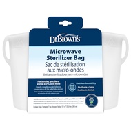 (Dr. Browns) Microwave Sterilizer Bag for Baby Bottles 1 Bag ถุงนึ่งขวดนมในไมโครเวฟ