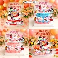 Set of 11 1-Sided Cards Vietnamese Girl Theme October 20 Cake Decoration Meaningful Gifts Vietnamese