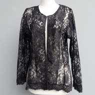 Atasan wanita Outer Luaran Cardigan Brukat Brokat Burkat Gamis Kondangan