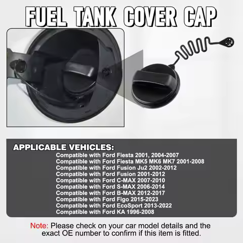 7S619030CB E1F1-9030-AA Car Fuel Tank Cap 7S61-9030-CB Fit for Ford Fiesta Fusion Focus C-MAX S-MAX 