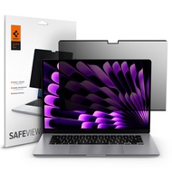 Spigen ฟิล์มกระจกสำหรับ Macbook Air M3 M2 [Safe View] Keep your Privacy with a blackout filter for c
