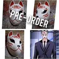 TERBARU TOPENG MASK KITSUNE LOOKISM COSPLAY READY TRIRAHMA5