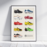 Total 90 Football Boot Print Timeline