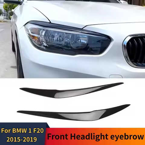 For BMW 1 Series F20 F21 2015-2019 Headlight Eyebrow Eyelid Cover Trim Exterior Modification Tuning 