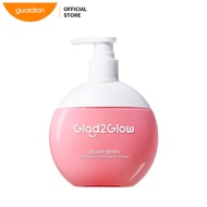 Glad2Glow Creamy Berry Overnight Bright Body Serum 300Ml