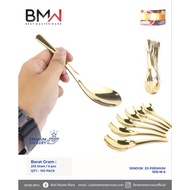 (6PCS) PREMIUM GOLD DUCK SPOON 40GRAM/ 40GRAM GOLD SPOON THICK/ SOUP SPOON