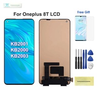 < With Frame > Super Amoled for OnePlus 8T LCD Screen Display Replacement Original OLED
