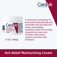 CeraVe Itch Relief Moisturizing Lotion 8 oz 237ml Itch Relief Moisturizing Cream 340g Eczema Relief