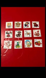 中國郵票-第三組12生肖郵票