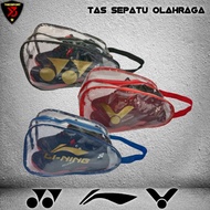 Badminton SHOE BAG/BADMINTON SHOE BAG/TRANSPARENT SHOE BAG/PLASTIC SHOE BAG
