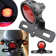 Lampu Ekor Motosikal Logam Gaya Retro Lampu Ekor Brek Lampu Ekor Kenderaan Elektrik Lampu Ekor Belak