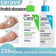 Original CeraVe Hydrating Cleanser 236ml CeraVe Facial Moisturizing Non-Foaming Cleanser