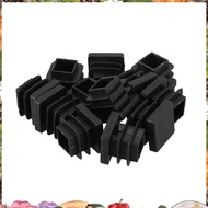 12 Pcs 15mm x 15mm Plastic Square Caps Tube Pipe Inserts End Blanking