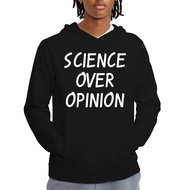 Tracy Gifts Science Over Opinion - Men's Adult Hoodie Sweatshirt