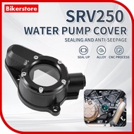QJMOTOR SRV 250 Waterpump Cover CNC Alloy Coolant Cover Transparent Water Pump Cover QJ Qianjiang QJ