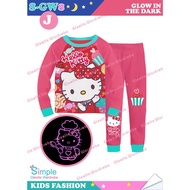 HELLO KITTY HIGH QUALITY MATERIAL PYJAMAS 2Y 3Y 4Y 5Y 6Y 7Y 8Y 9Y 10Y 11Y 12Y 13