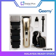 [Ready Stock] ORIGINAL Geemy GM-6078 Professional Hair Clipper  Rechargeable Potong Rambut Mesin Cuk