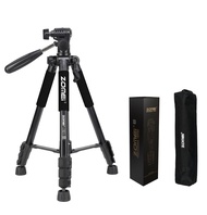 ZOMEI Original Tripod Q111 Q666 ZM1200 M5 M6 T70 Aluminum Portable Travel Lightweight Tripod Stand F