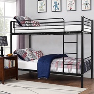Bunk Bed Double Iron Frame Bed Dormitory Apartment Bed Multifunctional Apartment Loft Bed Space-Savi