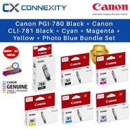 [Bundle Set] Canon Ink Cartridge PGI 780 PGBK CLI 781 BK CLI 781 C CLI 781 M CLI 781 Y Canon Ink 780
