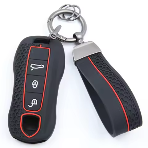Silicone Car Remote Key Case FOB for Porsche Cayenne 958 911 Lepin 996 Macan Boxster Panamera 997 94