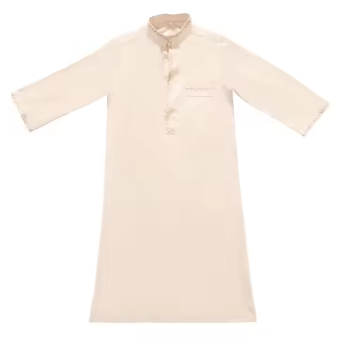 Muslim Boys Robe Gown Saudi Djellaba Pocket Arabia Abaya Kaftan Jubba Thobe Islam Eid Ramadan Djella