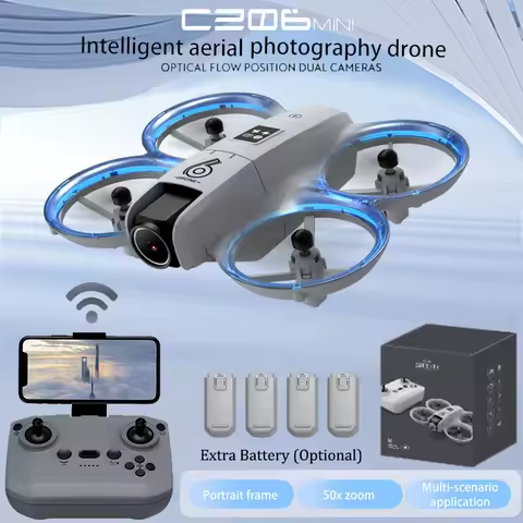 CZ06 Mini Drone HD Camera Obstacle Avoidance Optical Flow Aerial Photography RC Quadcopter With Cool