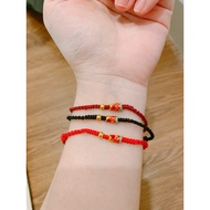 Diy Koi bracelet 1Gold bead lucky bracelet lucky bracelet