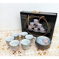 6-in-1 Ceramic Cup Set M-940 | European Style Ceramic Cup