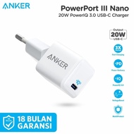 COD O ANKER PowerPort III Nano PD Power Delivery 20Watt 20W Power IQ 3.0