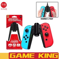 IINE Nintendo Switch Joycon | Joy Con Charging Grip V Shape Handle (Black / White)(NEW)