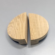 #1_衣櫃門櫃把手。木抽屜拉動把手。請參閱#2 大 Ø