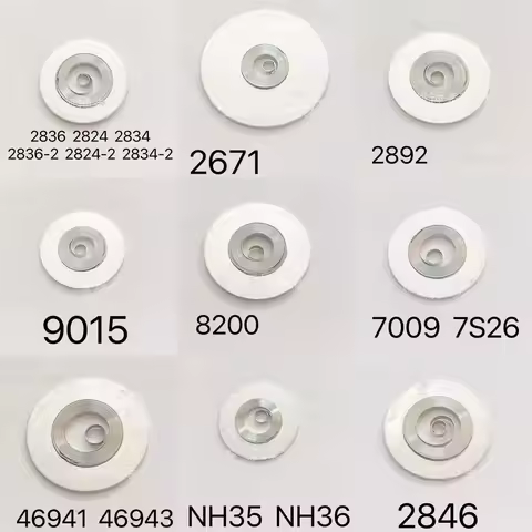 1Pcs Watch Movement Mainspring Clockwork Spring Parts for 7750 2836 2846 2892 2671 8200 7009 9015 28
